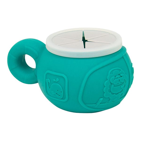 Marcus & Marcus Kids Travel Snack Bowl Ollie Green Elephant MNMBB09EP