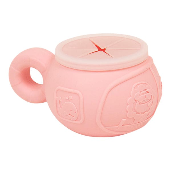 Marcus & Marcus Kids Travel Snack Bowl Pokey Pink Pig MNMBB09PG