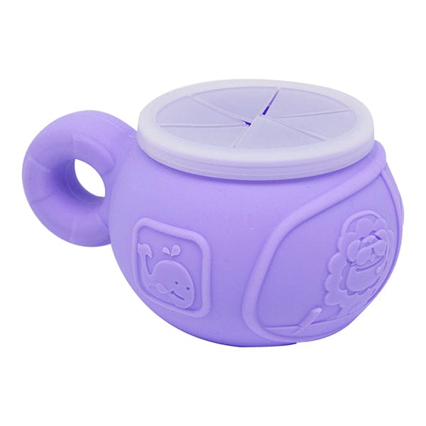 Marcus & Marcus Kids Travel Snack Bowl Willo Lilac Whale MNMBB09WL