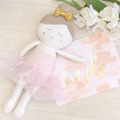 Living Textiles Sophia The Ballerina Knitted Toy Living Textiles Sophia The Ballerina Knitted Toy 