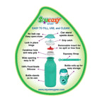 Squeasy Sport Silicone Reusable Collapsible Bottle 480ml Squeasy Sport Silicone Reusable Collapsible Bottle 480ml 