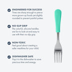 Avanchy Stainless Steel Fork & Baby Spoon Set Avanchy Stainless Steel Fork & Baby Spoon Set 