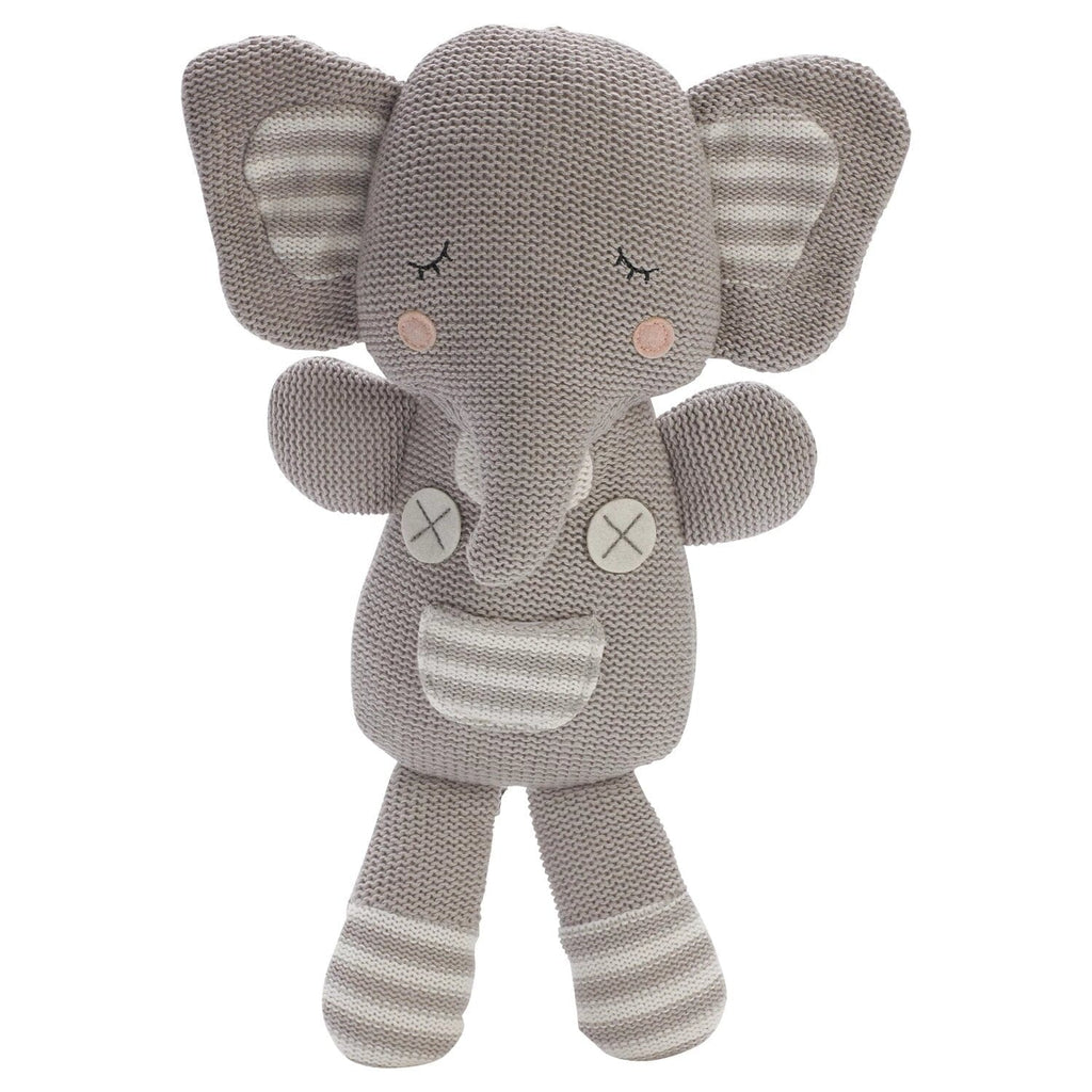 Living Textiles Theodore The Elephant Knitted Toy Living Textiles Theodore The Elephant Knitted Toy 