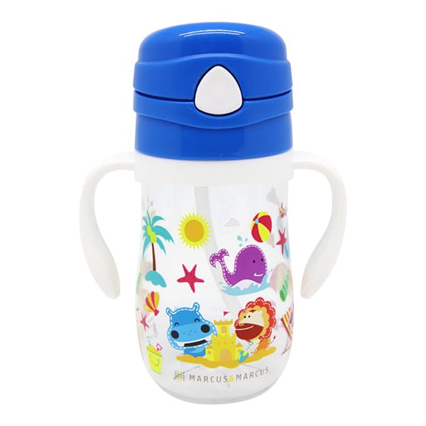 Marcus & Marcus Kids Tritan Straw Bottle Blue MNMKD23LN