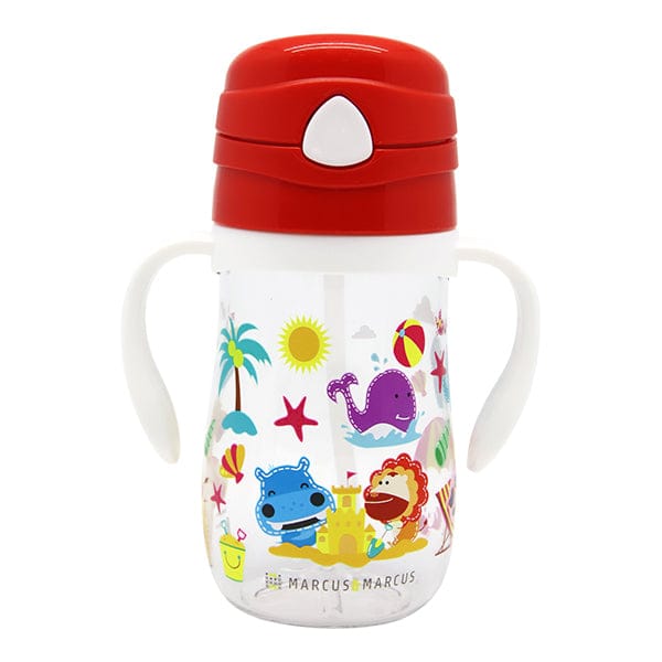 Marcus & Marcus Kids Tritan Straw Bottle Red MNMKD23HP