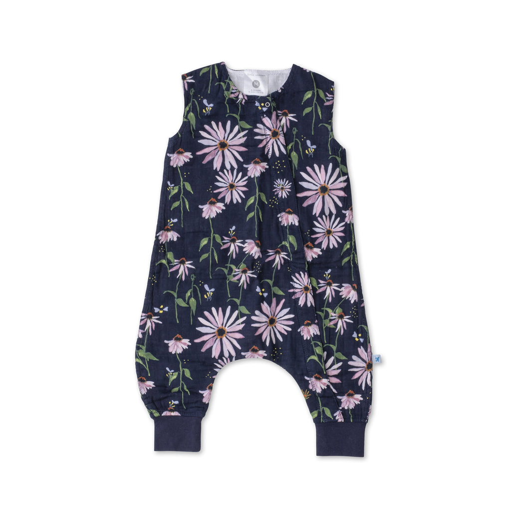 Little Unicorn Cotton Muslin Romper - Dark Coneflower Little Unicorn Cotton Muslin Romper - Dark Coneflower 