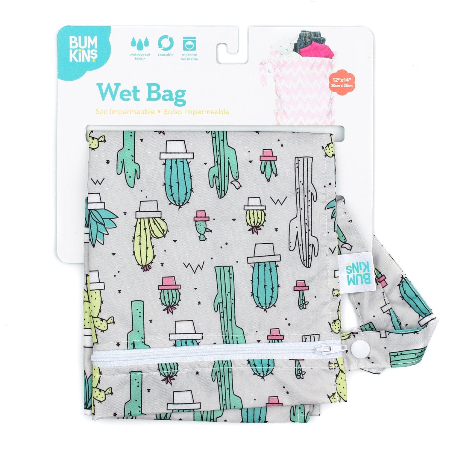 Bumkins Wet Bag - Cacti Bumkins Wet Bag - Cacti 