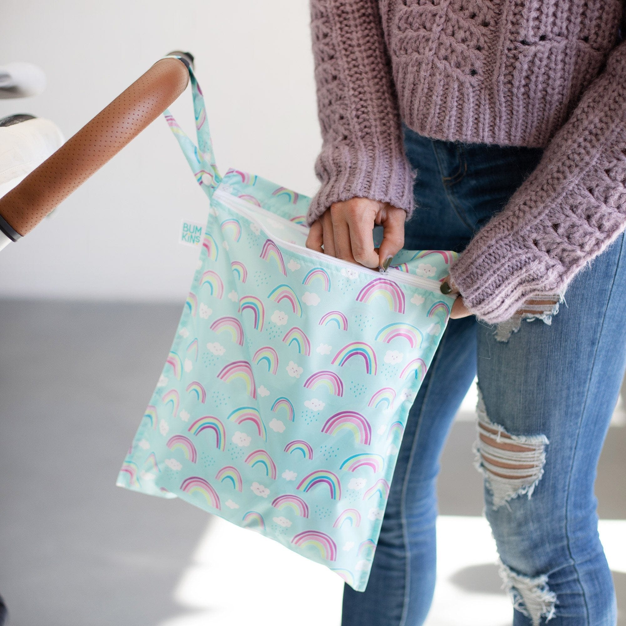 Bumkins Wet Bag - Rainbows Bumkins Wet Bag - Rainbows 
