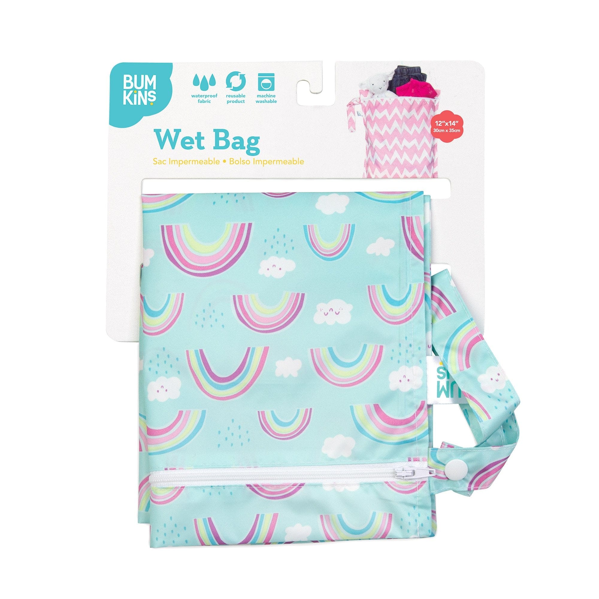 Bumkins Wet Bag - Rainbows Bumkins Wet Bag - Rainbows 