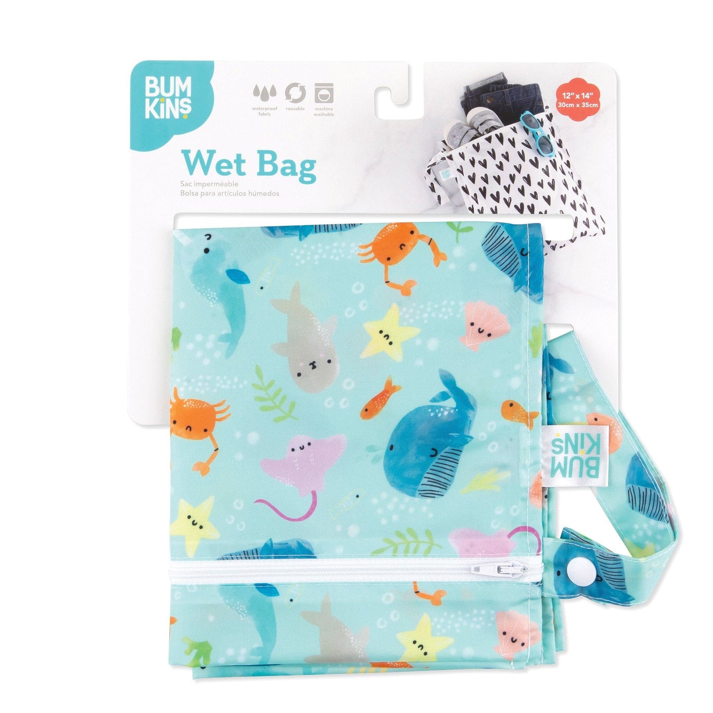 Bumkins Wet Bag -  Ocean Life Bumkins Wet Bag -  Ocean Life 