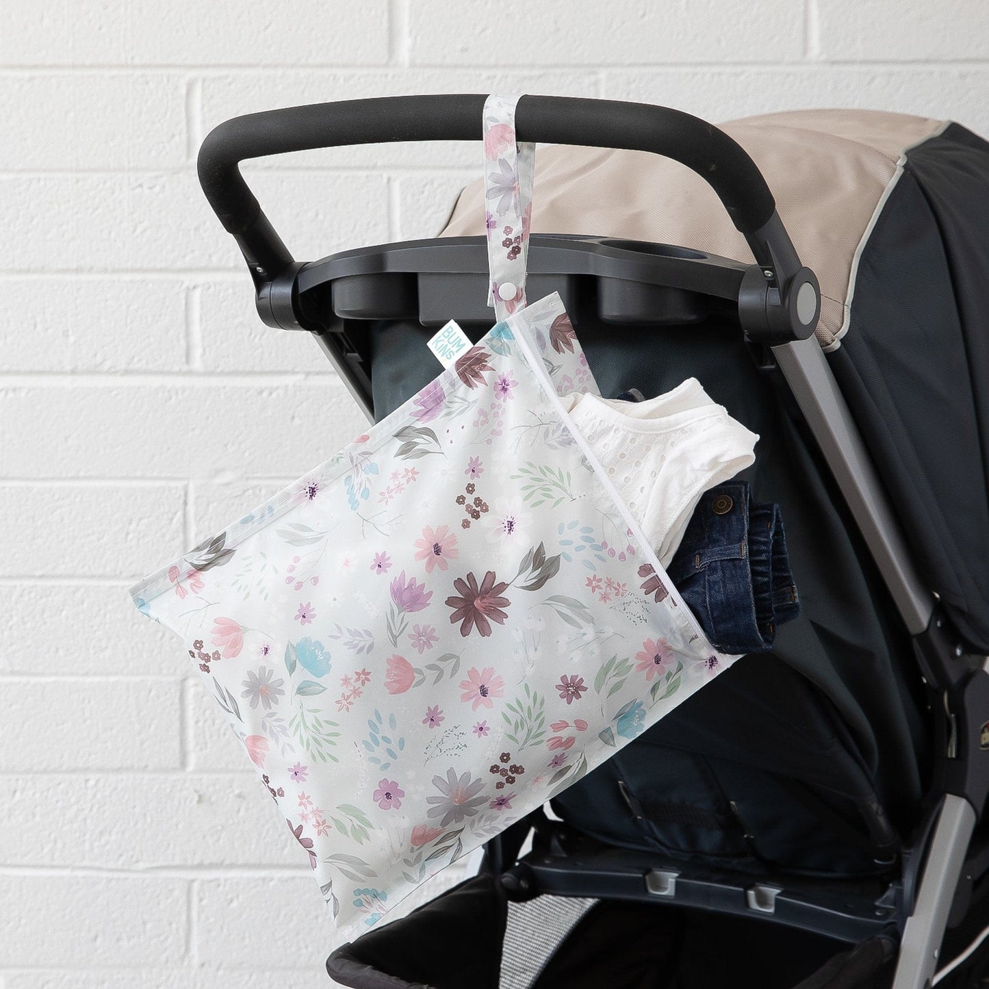 Bumkins Wet Bag - Floral Bumkins Wet Bag - Floral 