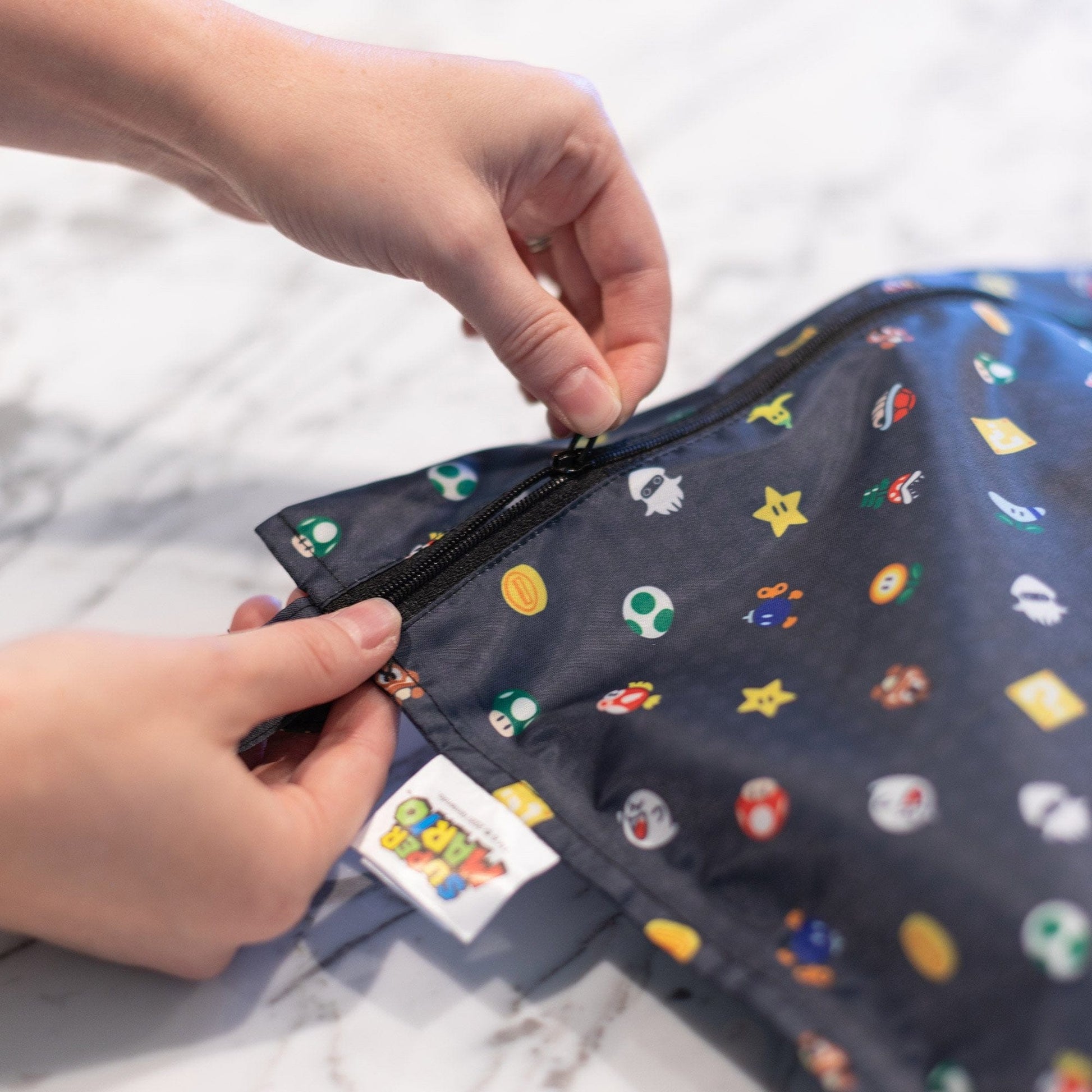 Bumkins Wet Bag -  Super Mario™ Lineup Bumkins Wet Bag -  Super Mario™ Lineup 