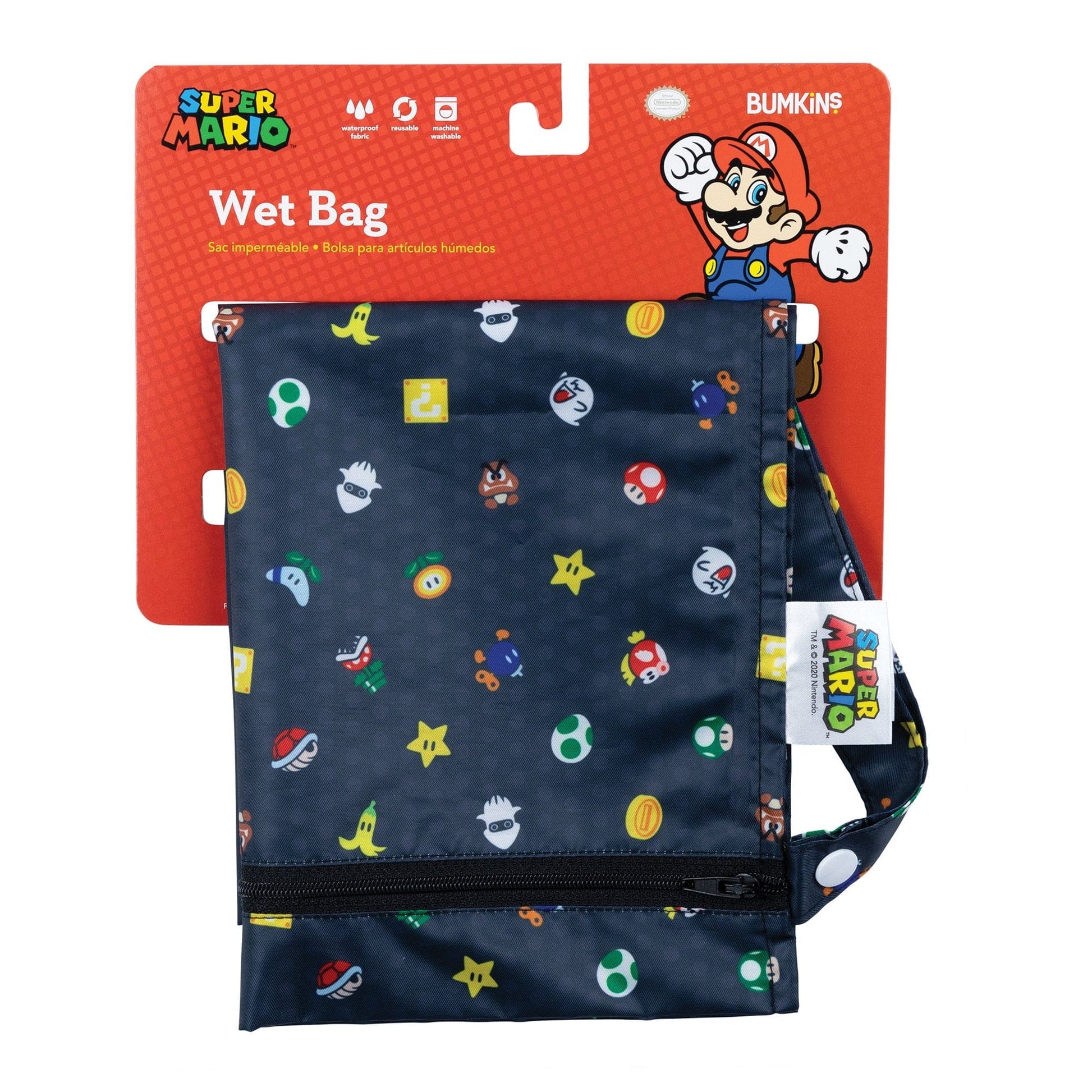 Bumkins Wet Bag -  Super Mario™ Lineup Bumkins Wet Bag -  Super Mario™ Lineup 