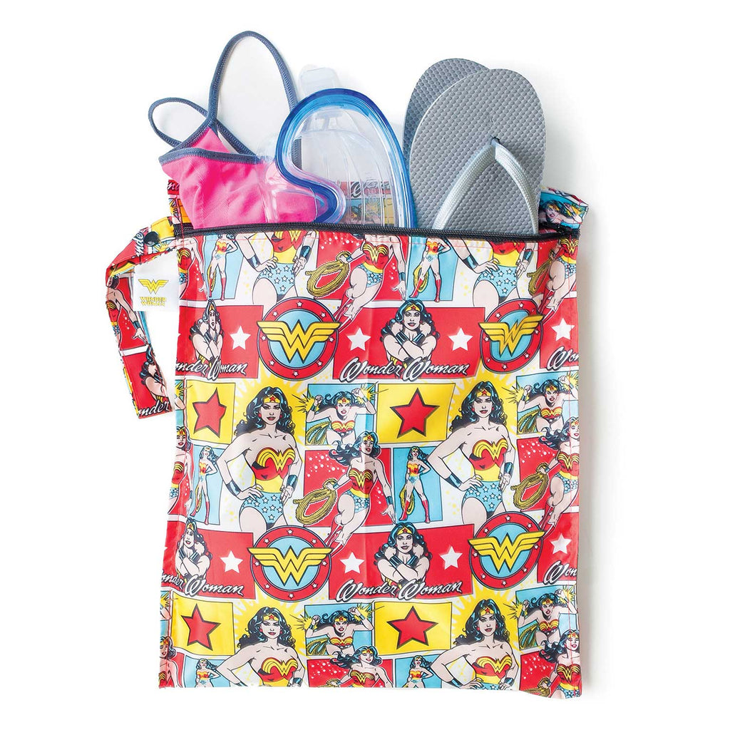 Bumkins Wet Bag - DC Comics Wonder Woman Bumkins Wet Bag - DC Comics Wonder Woman 