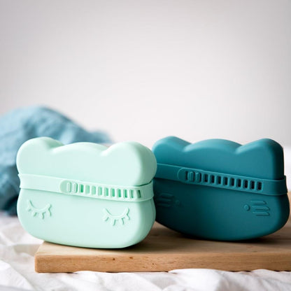We Might Be Tiny Bear Silicone Bowl and Plate Snackie We Might Be Tiny Bear Silicone Bowl and Plate Snackie 