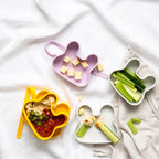 We Might Be Tiny Bunny Silicone Bowl and Plate Snackie We Might Be Tiny Bunny Silicone Bowl and Plate Snackie 