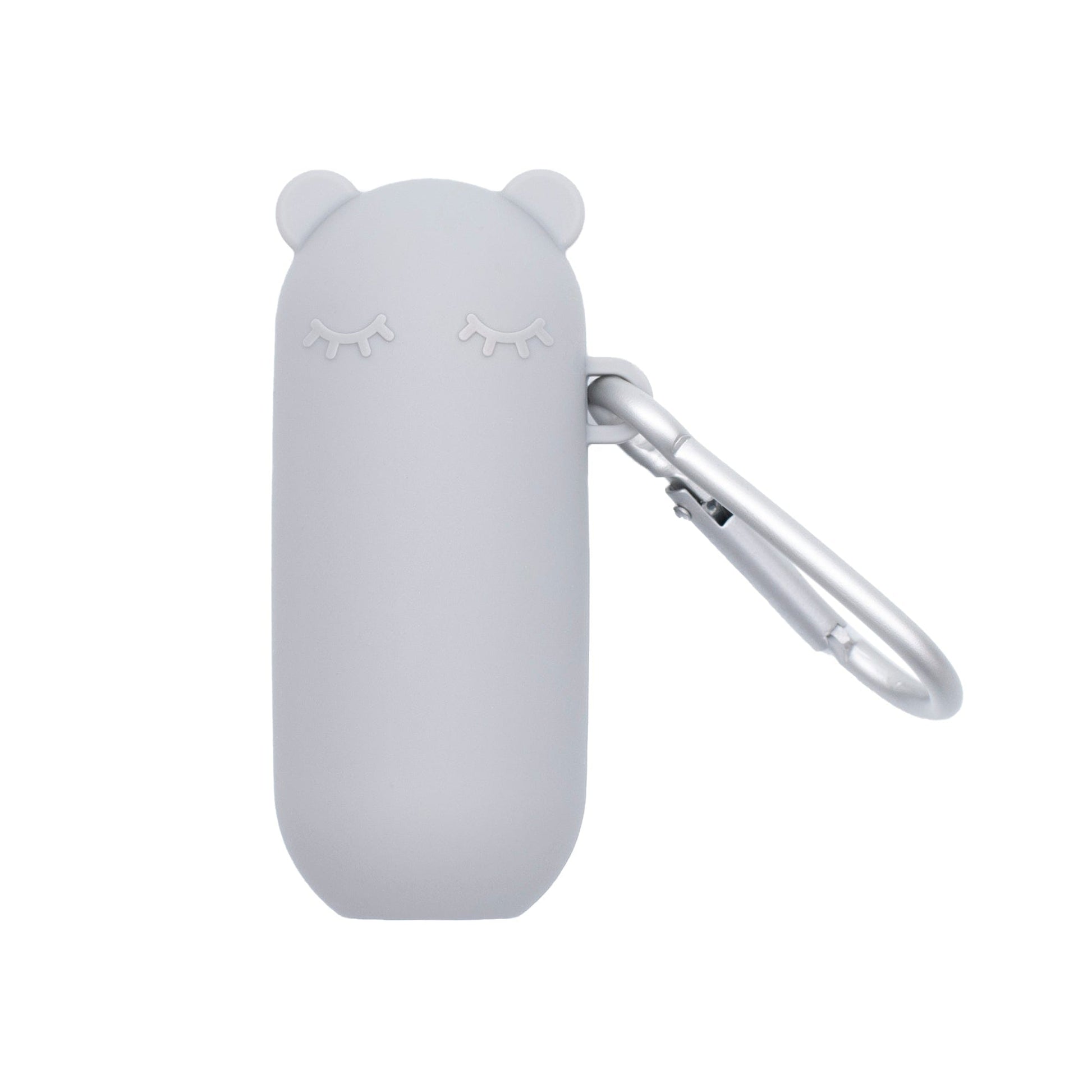 We Might Be Tiny Silicone Keepie + Straw Set Grey 
