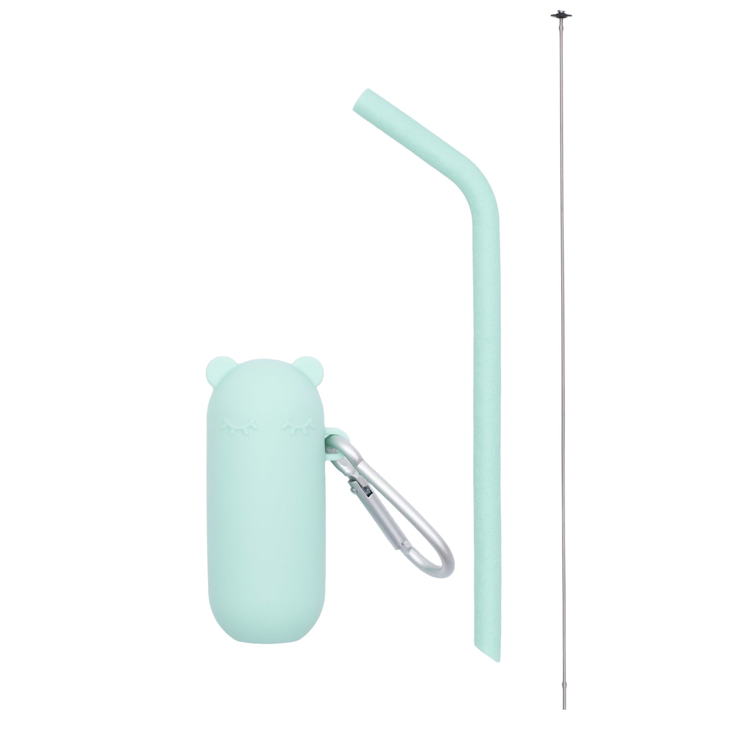 We Might Be Tiny Silicone Keepie + Straw Set We Might Be Tiny Silicone Keepie + Straw Set 