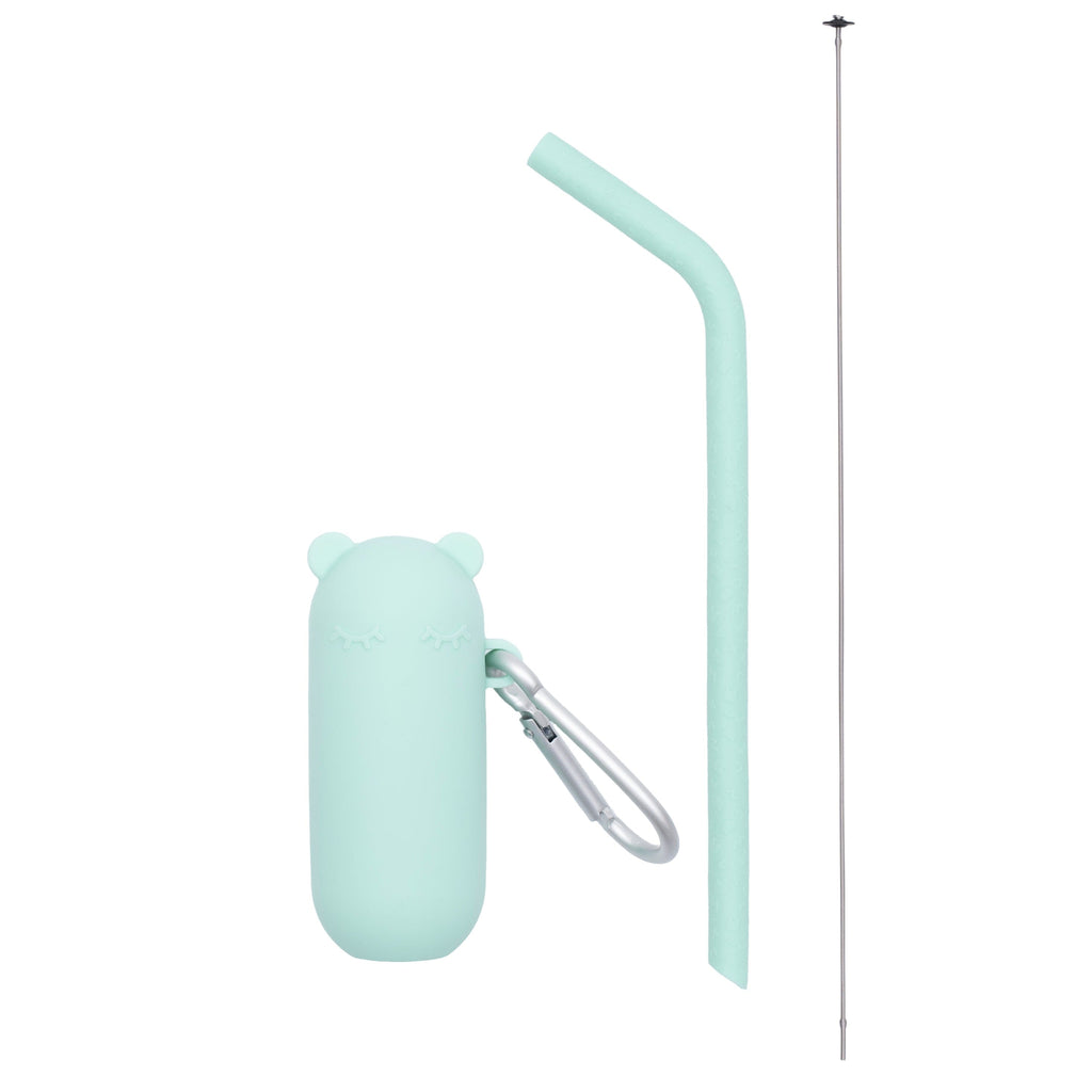 We Might Be Tiny Silicone Keepie + Straw Set We Might Be Tiny Silicone Keepie + Straw Set 