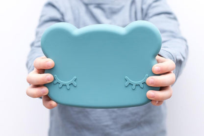 We Might Be Tiny Bear Silicone Bowl and Plate Snackie We Might Be Tiny Bear Silicone Bowl and Plate Snackie 