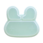 We Might Be Tiny Clear Silicone Bunny Stickie Plate Lid We Might Be Tiny Clear Silicone Bunny Stickie Plate Lid 