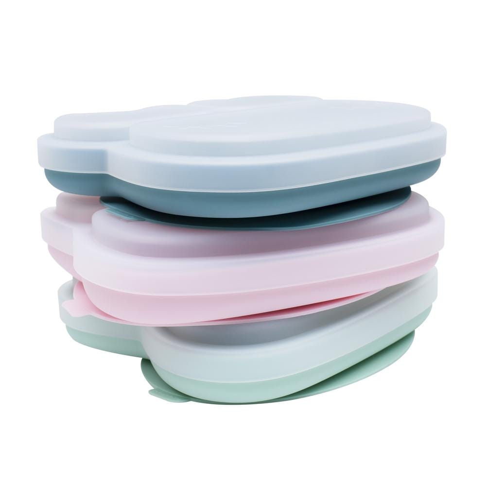 We Might Be Tiny Clear Silicone Bunny Stickie Plate Lid We Might Be Tiny Clear Silicone Bunny Stickie Plate Lid 