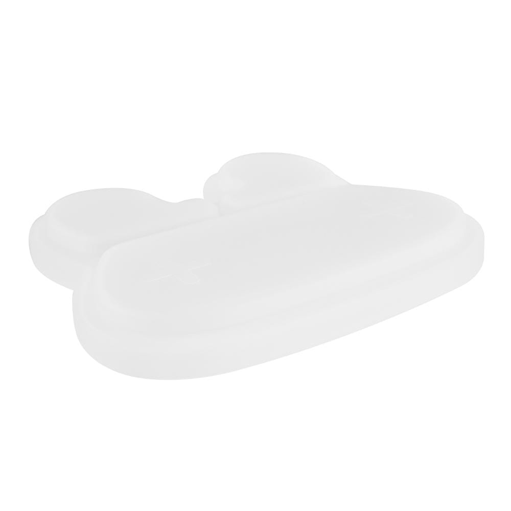 We Might Be Tiny Clear Silicone Bunny Stickie Plate Lid We Might Be Tiny Clear Silicone Bunny Stickie Plate Lid 