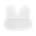 We Might Be Tiny Clear Silicone Bunny Stickie Plate Lid We Might Be Tiny Clear Silicone Bunny Stickie Plate Lid 