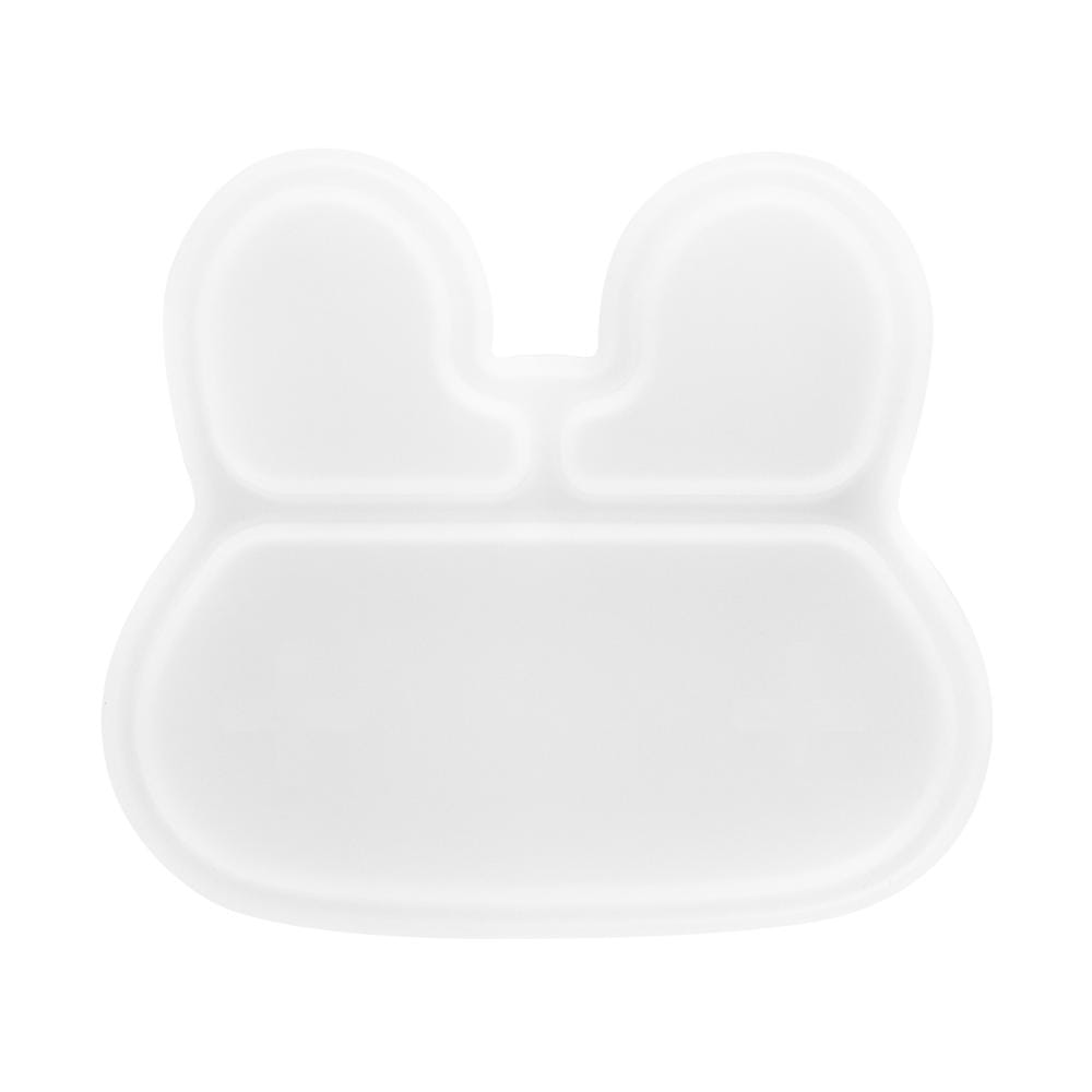 We Might Be Tiny Clear Silicone Bunny Stickie Plate Lid We Might Be Tiny Clear Silicone Bunny Stickie Plate Lid 