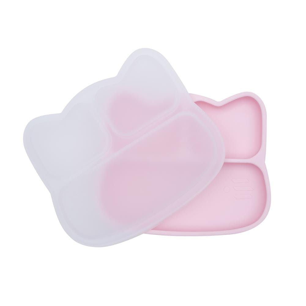 We Might Be Tiny Clear Silicone Cat Stickie Plate Lid We Might Be Tiny Clear Silicone Cat Stickie Plate Lid 