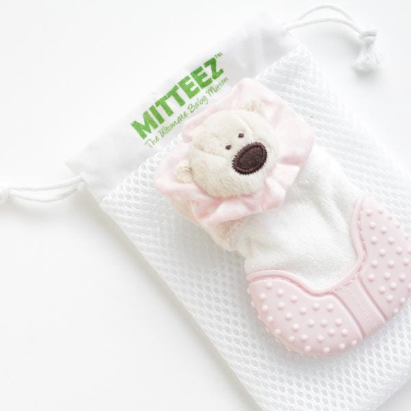 Mitteez Organic Teething Mitten - Pea Bear Mitteez Organic Teething Mitten - Pea Bear 