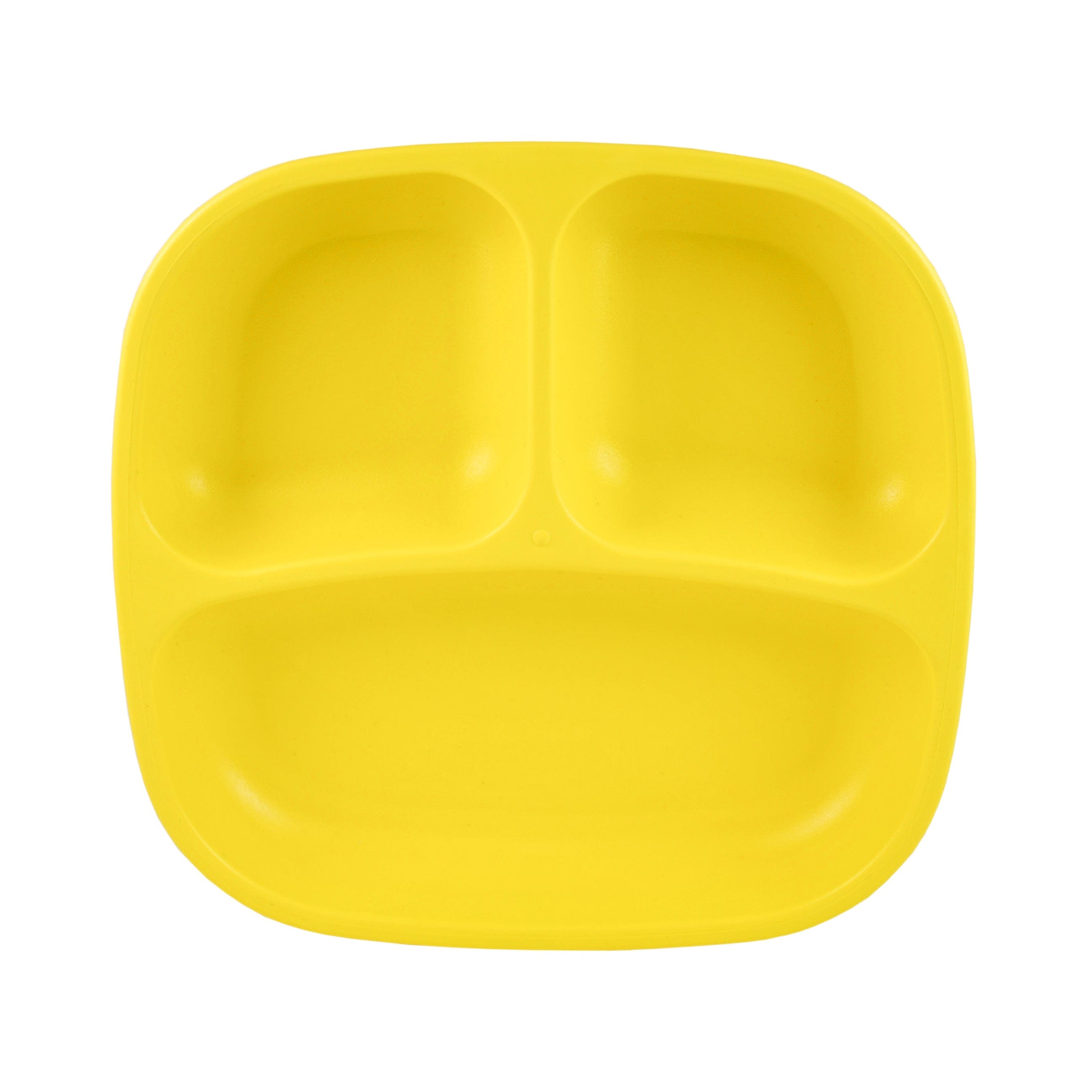 Re-Play Divided Plate Yellow RP-SP-PlateDiv-Yellow