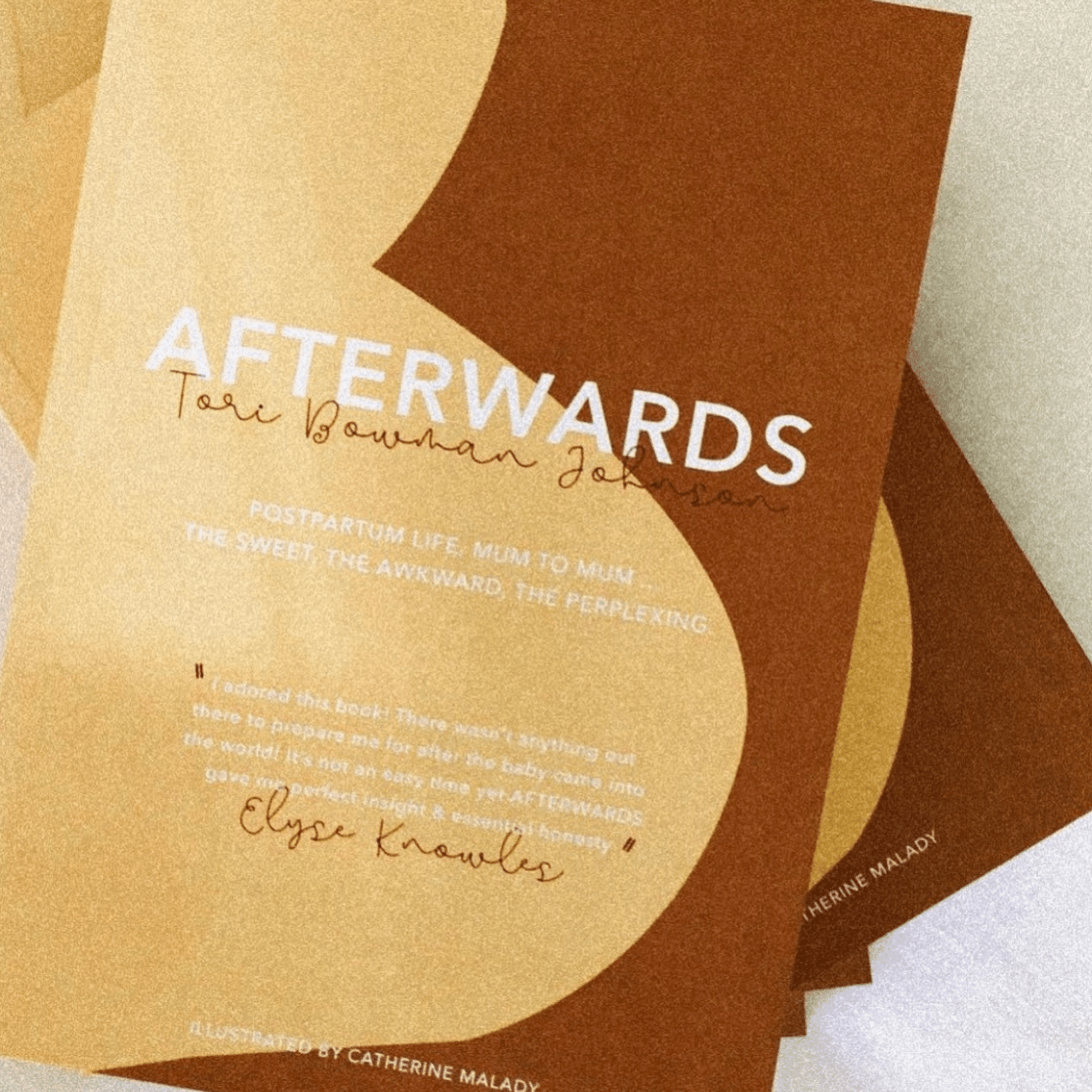Afterwards: Postpartum Life Mum To Mum by Tori Bowman Johnson Afterwards: Postpartum Life Mum To Mum by Tori Bowman Johnson 