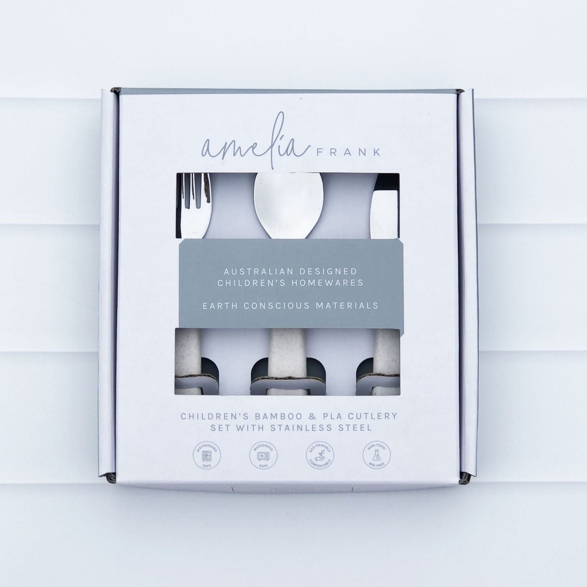 Amelia Frank Children's 3 Piece Cutlery Set Amelia Frank Children's 3 Piece Cutlery Set 