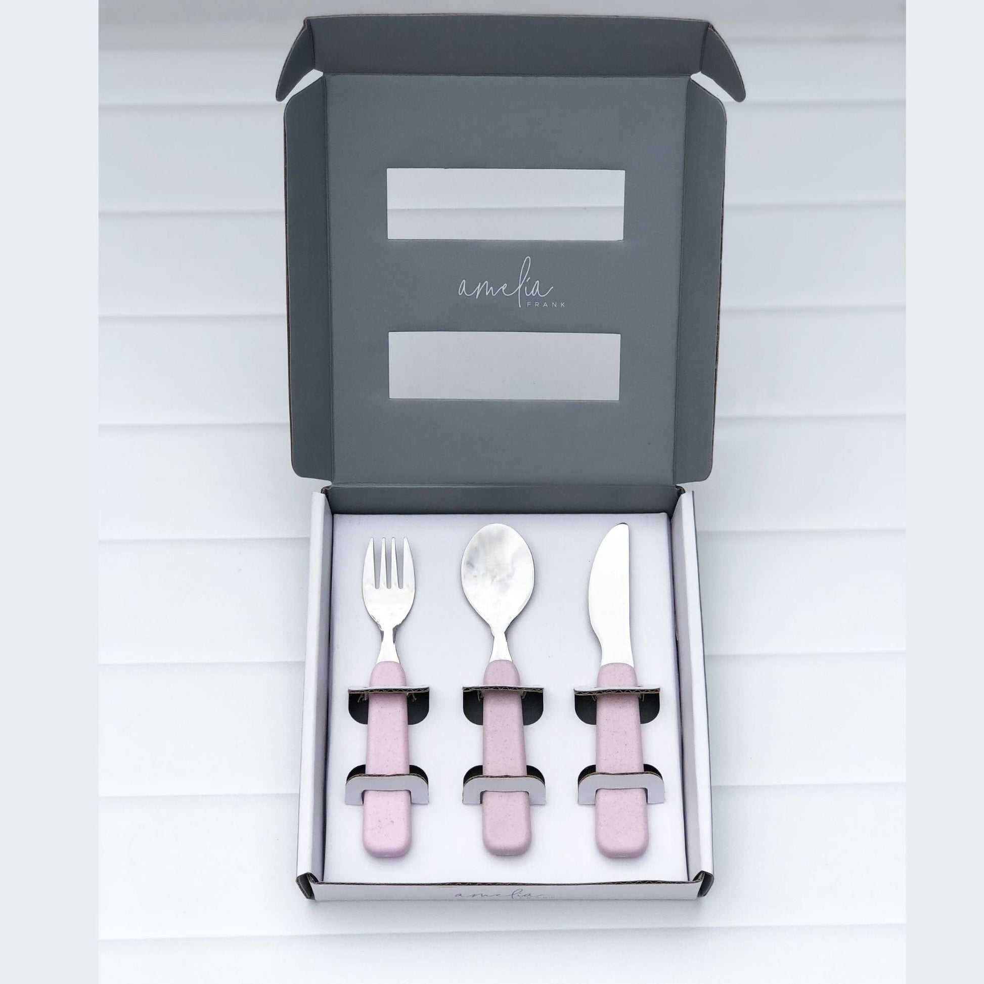 Amelia Frank Children's 3 Piece Cutlery Set Amelia Frank Children's 3 Piece Cutlery Set 