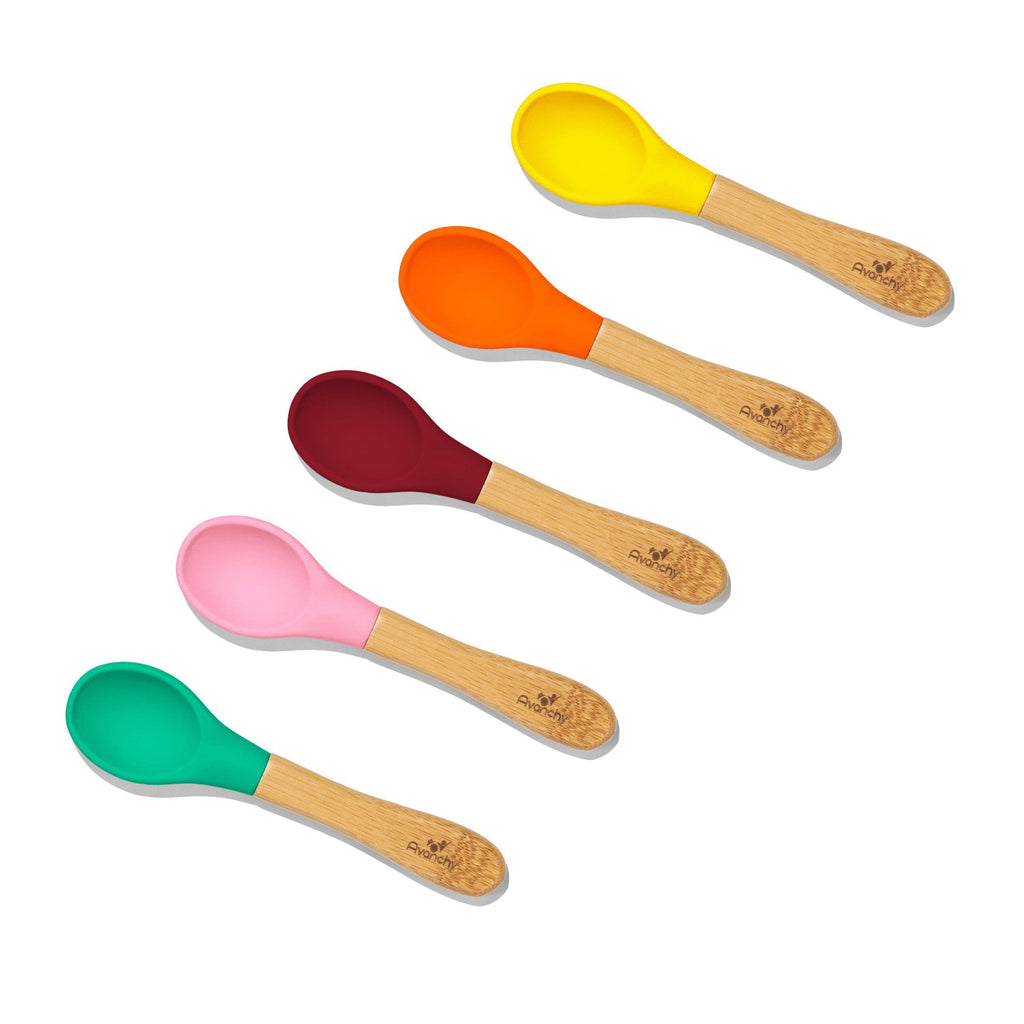 Avanchy Bamboo Baby Spoons Pink Edition AV-BBSPO-LE-PK