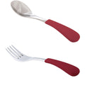 Avanchy Stainless Steel Fork & Baby Spoon Set Magenta AV-SSBSPF-MAG