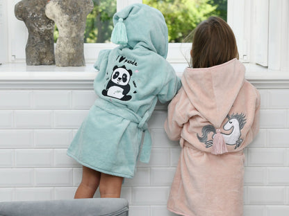 La Millou Bamboo Soft Medium Bathrobe - Braveheart Lion | Cream La Millou Bamboo Soft Medium Bathrobe - Braveheart Lion | Cream 