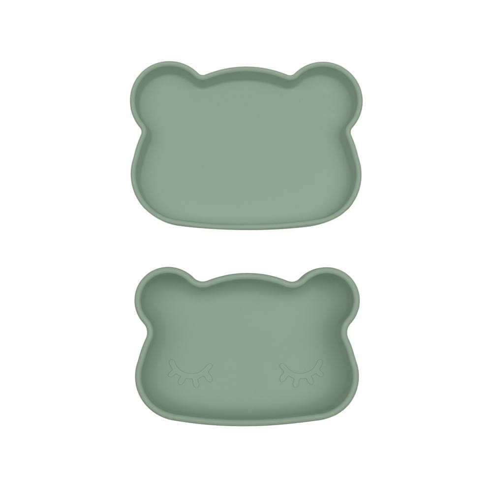 We Might Be Tiny Limited Edition Sage Bear Silicone Bowl and Plate Snackie We Might Be Tiny Limited Edition Sage Bear Silicone Bowl and Plate Snackie 