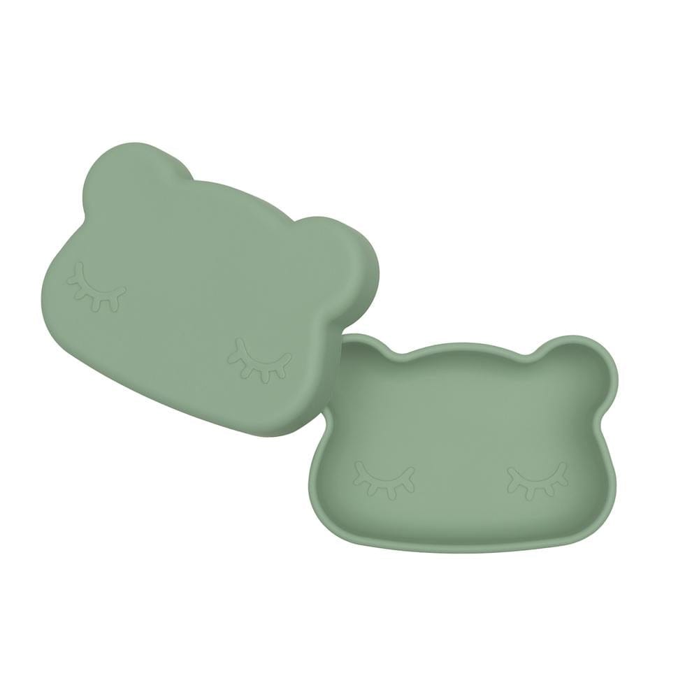 We Might Be Tiny Limited Edition Sage Bear Silicone Bowl and Plate Snackie We Might Be Tiny Limited Edition Sage Bear Silicone Bowl and Plate Snackie 