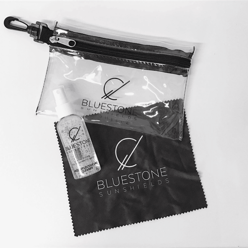 Bluestone Sunshields 3-Piece Glasses Cleaning Kit Bluestone Sunshields 3-Piece Glasses Cleaning Kit 