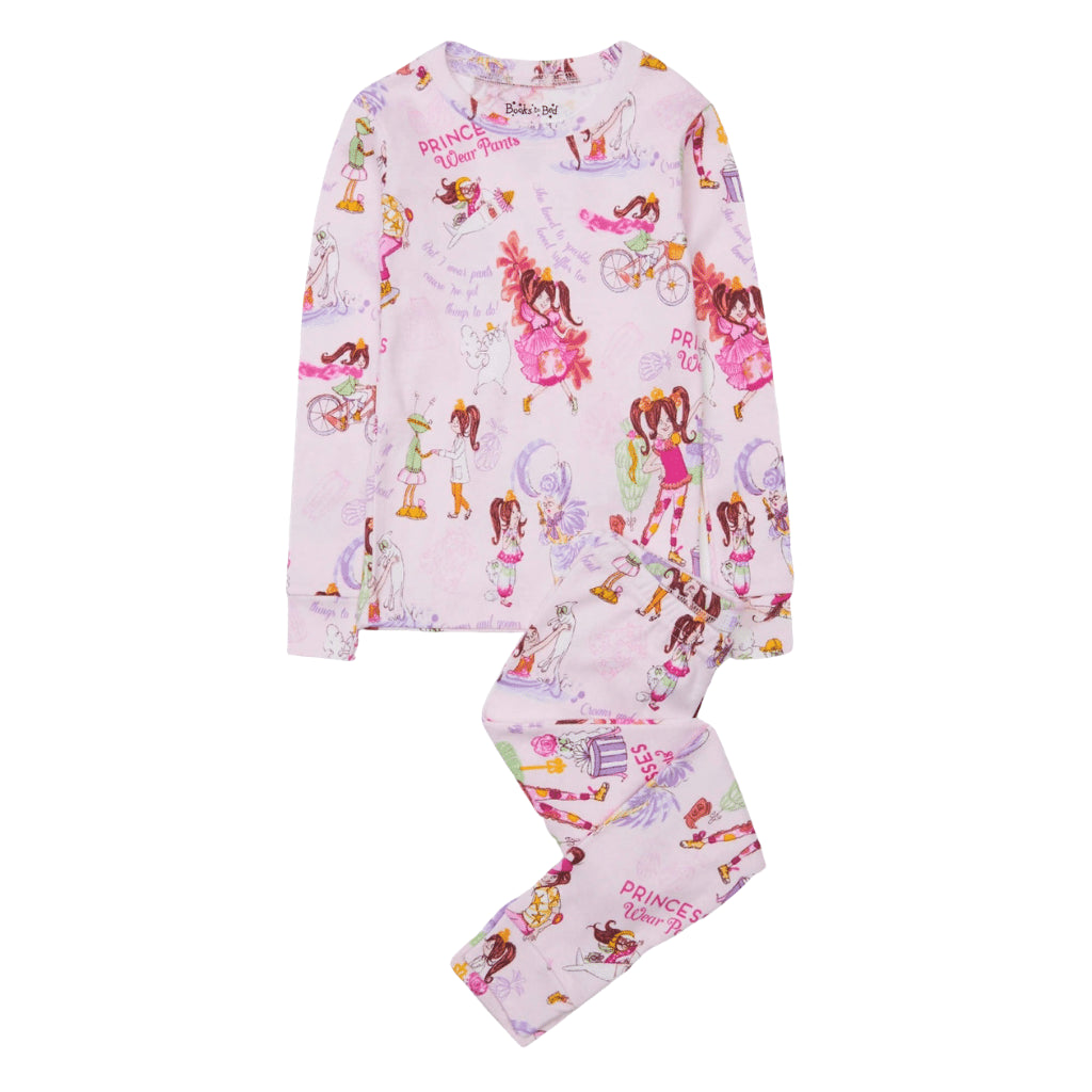 Books To Bed Princesses Wear Pants Book and Pajama Set Books To Bed Princesses Wear Pants Book and Pajama Set 