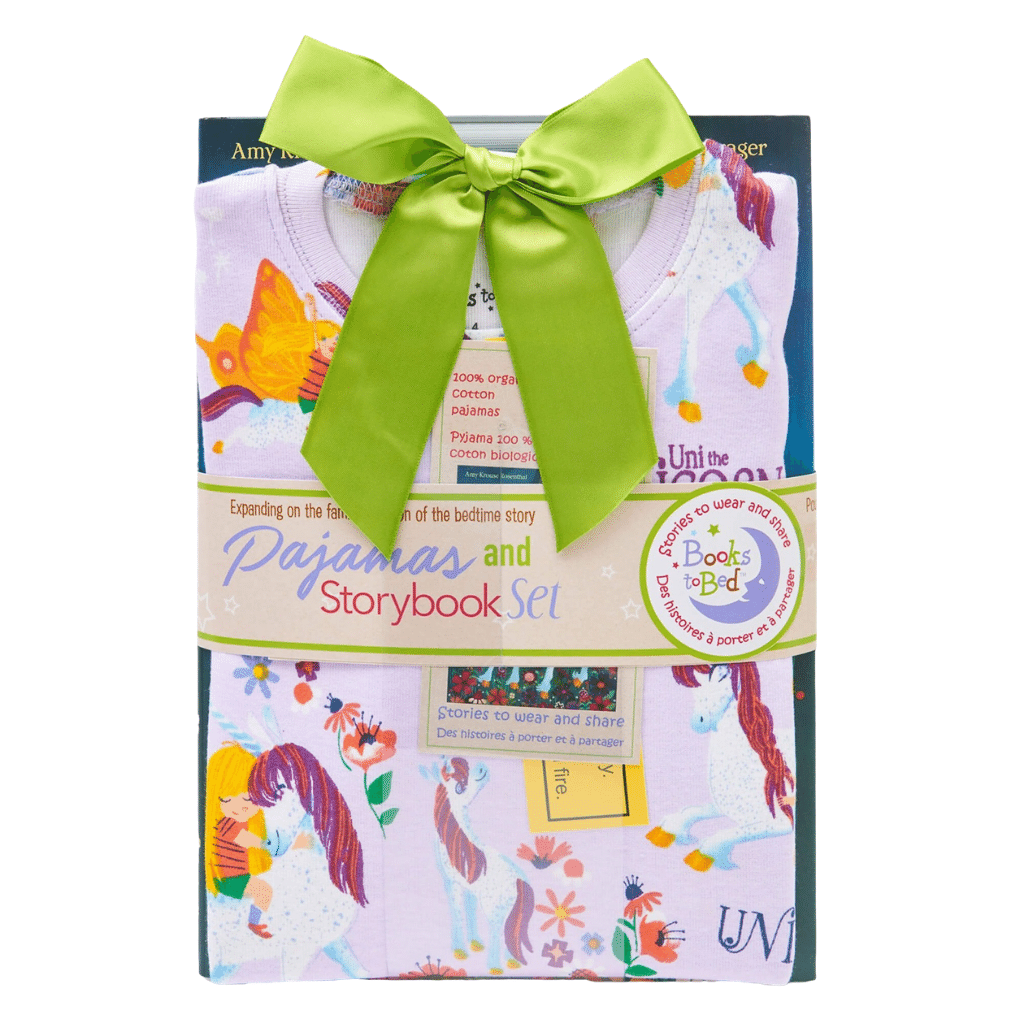 Books To Bed Uni the Unicorn Book and Pajama Set Books To Bed Uni the Unicorn Book and Pajama Set 