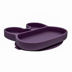 We Might Be Tiny Bunny Silicone Divided Stickie Plate We Might Be Tiny Bunny Silicone Divided Stickie Plate 
