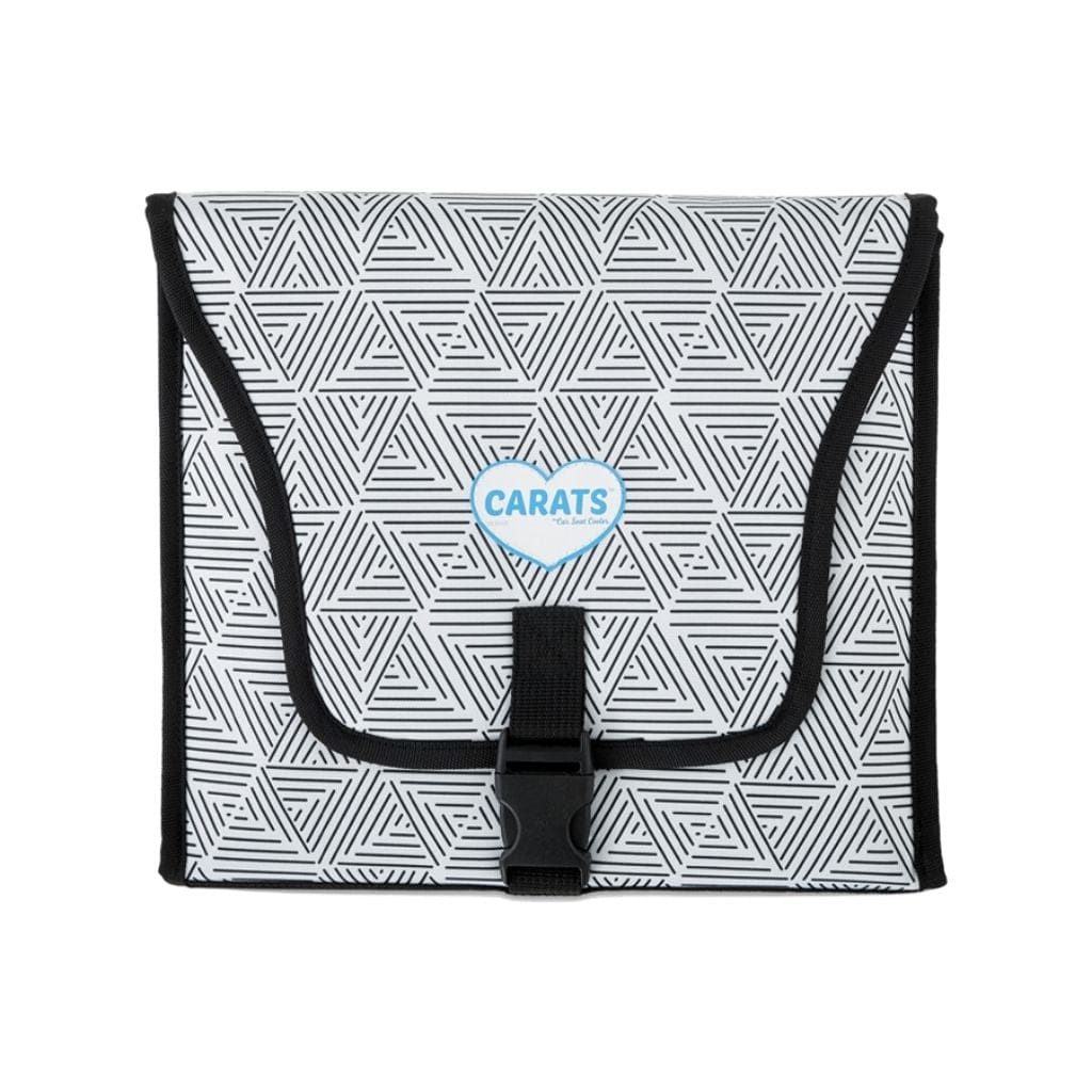 Cool Carats Baby Car Seat Cooling Mat Black Stripes CC-BLK19