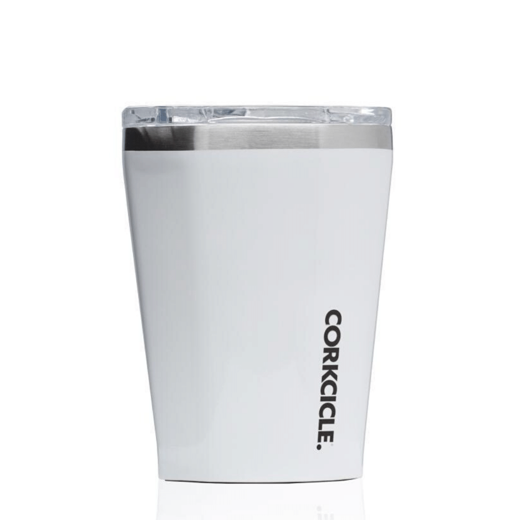 Corkcicle Triple Insulated Stainless Steel Classic Tumbler 355ml White Gloss COR-TUM-12OZ-WTGL