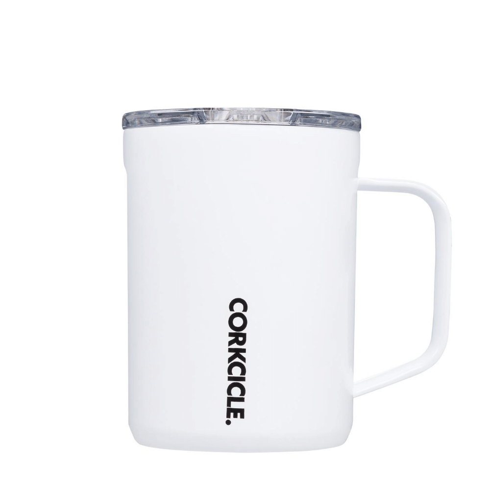 Corkcicle Triple Insulated Stainless Steel Classic Coffee Mug 475ml Gloss White CO-2516GW