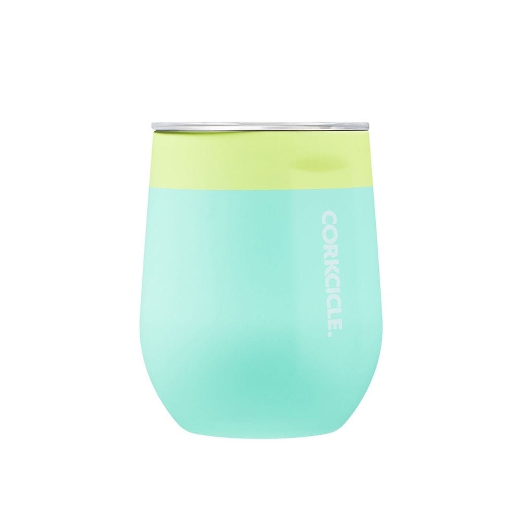 Corkcicle Colour Block Stemless Triple Insulated Stainless Steel Wine Cup 355ml Corkcicle Colour Block Stemless Triple Insulated Stainless Steel Wine Cup 355ml 