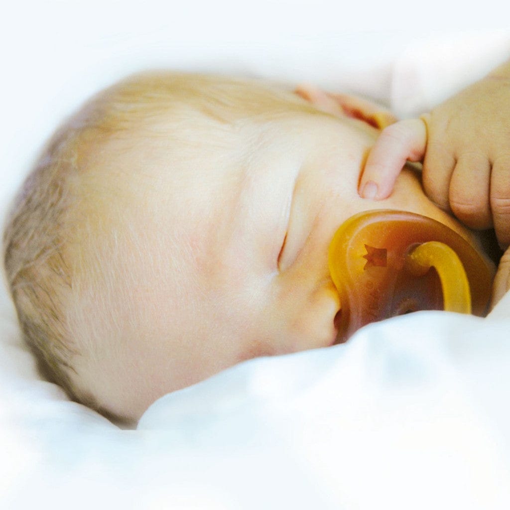 Hevea Classic Round Pacifier - Crown Hevea Classic Round Pacifier - Crown 