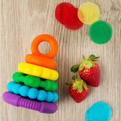 Jellystone Rainbow Stacker and Teether Toy Jellystone Rainbow Stacker and Teether Toy 